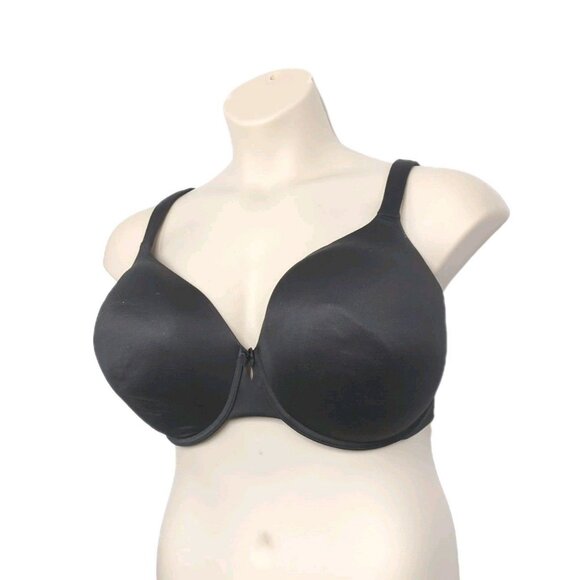Lane Bryant Cacique Bra Intuition Full Coverage Lined Black 42DD - Picture 4 of 10